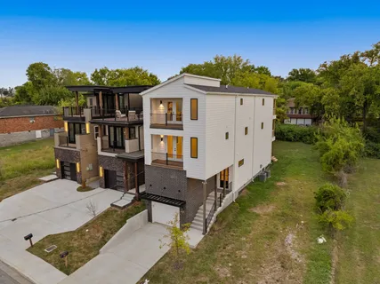 a view of a house with a deck
