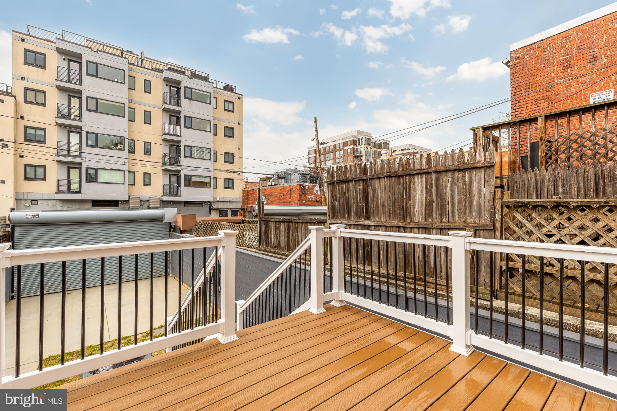 1932 11th Street Northwest Washington, DC 20001 - Photo 47 of 53 a view of a balcony with wooden floor