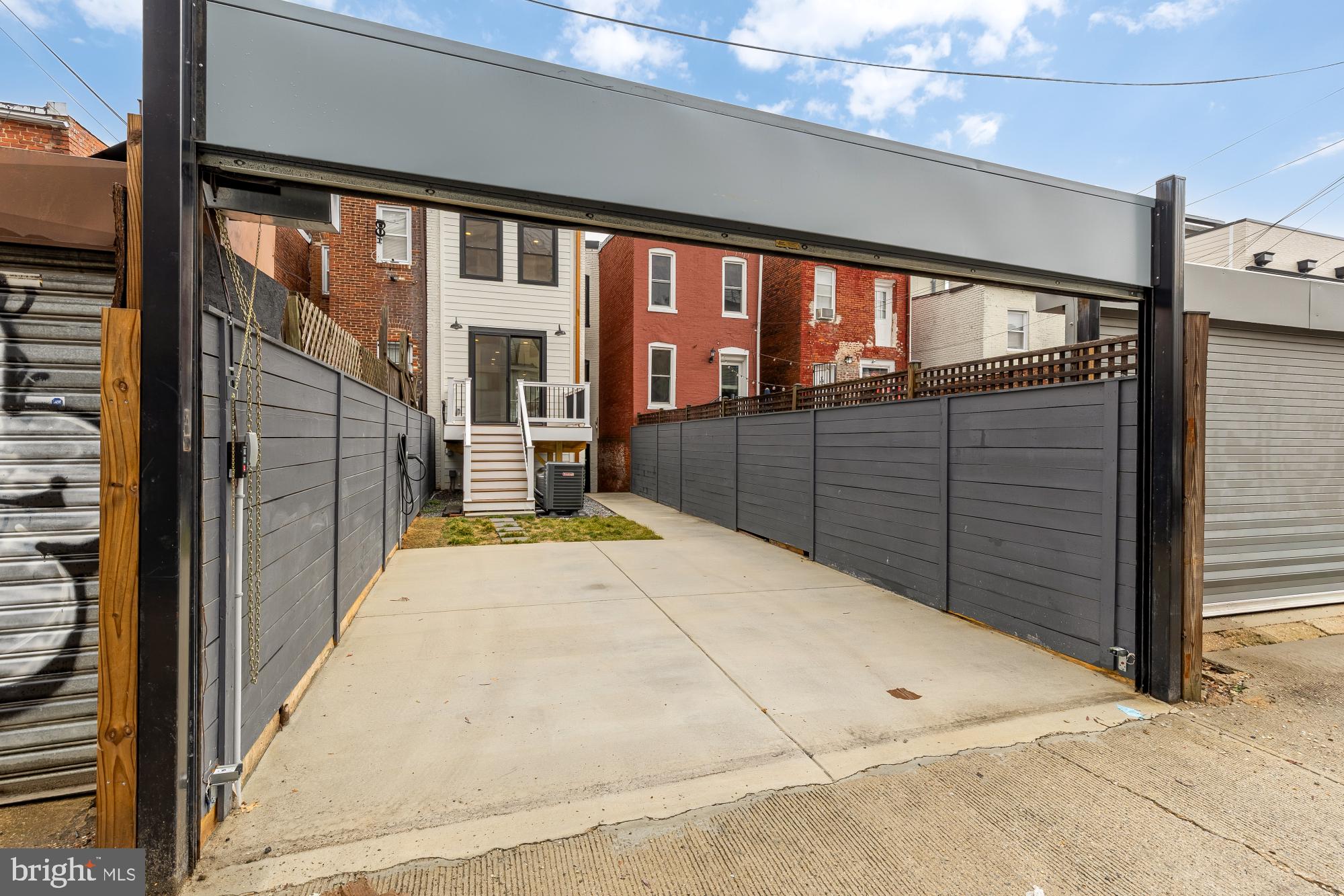 1932 11th Street Northwest Washington, DC 20001 - Photo 51 of 53 a view of a porch with a wooden door