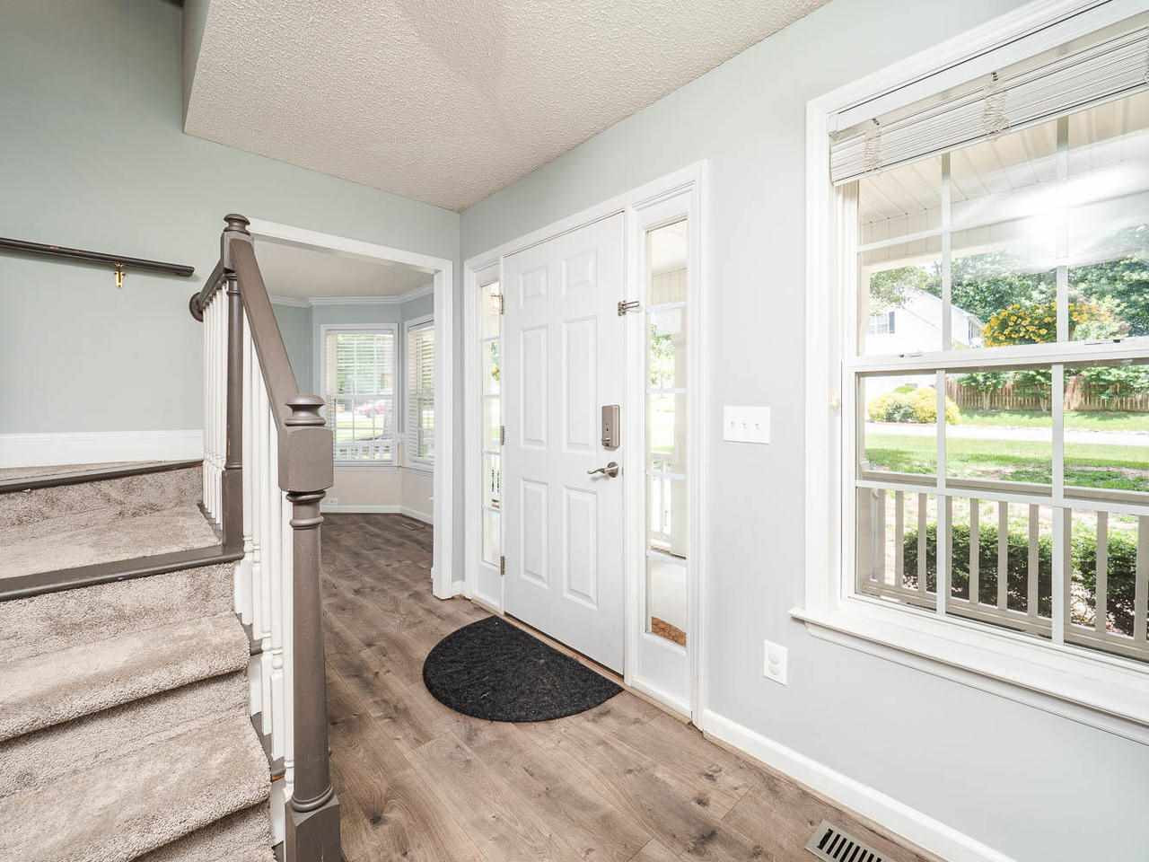 123 Irene Lane Raleigh, NC 27603 - Photo 6 of 30 Foyer with Side Stairs