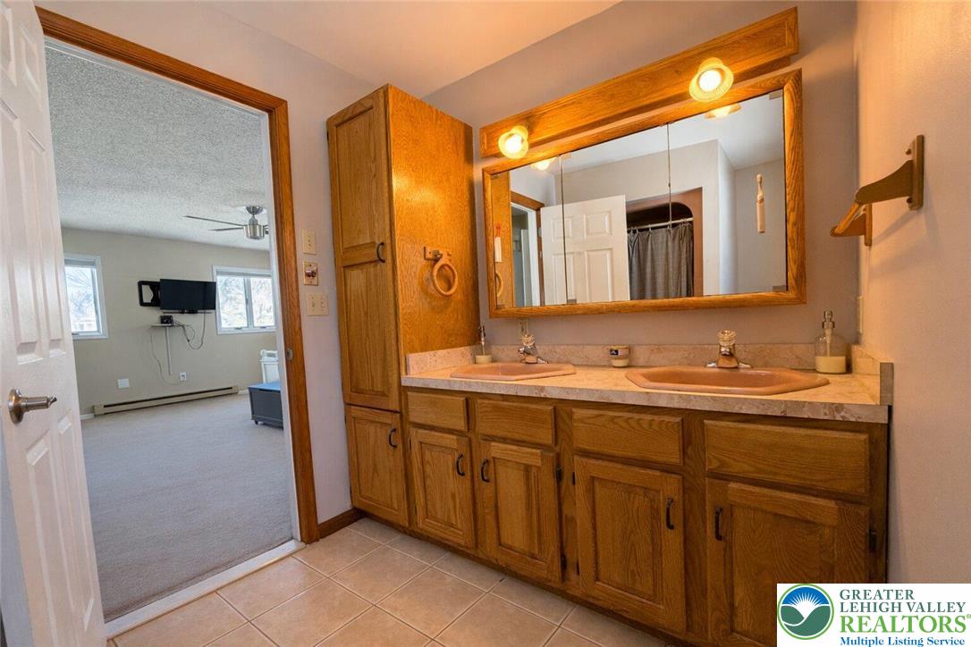 1060 Arbor Lane Slatington, PA 18080 - Photo 23 of 46 a bathroom with a sink and a mirror