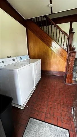 a view of washer and dryer