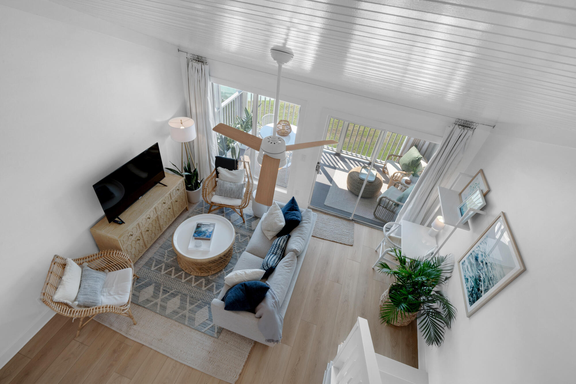 4984 West County Highway 30A, Unit 5B Santa Rosa Beach, FL 32459 - Photo 18 of 46 a view of living room with furniture and a clock