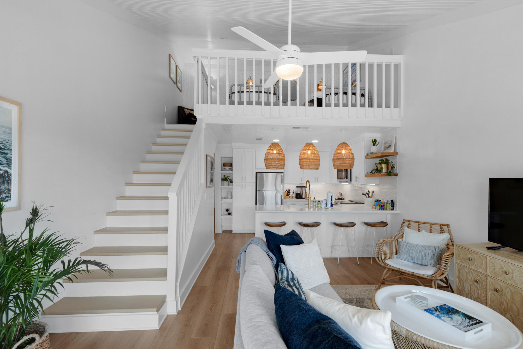 4984 West County Highway 30A, Unit 5B Santa Rosa Beach, FL 32459 - Photo 4 of 46 a view of entryway and hall with wooden floor