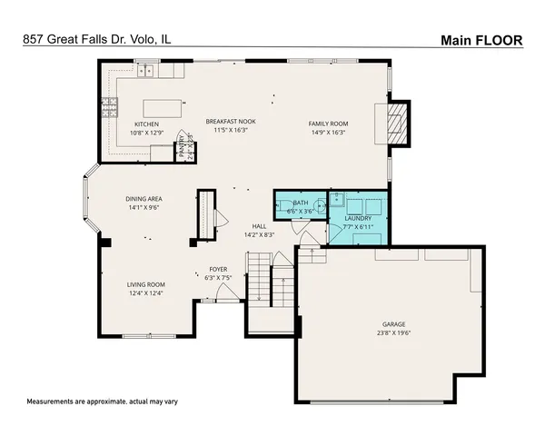 $489,000 | 857 Great Falls Drive, Volo, IL 60073
