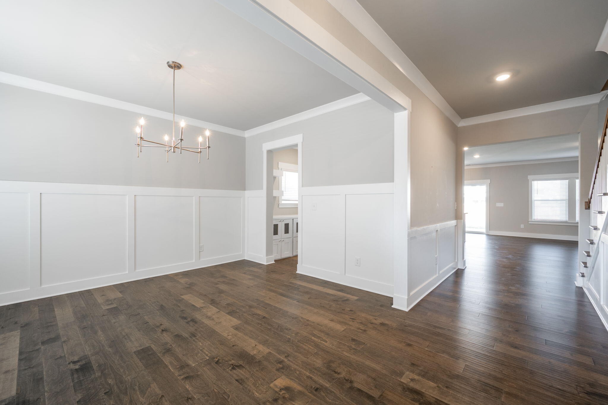 7401 McDaniel Lane Ooltewah, TN 37363 - Photo 4 of 44 a view of a livingroom with wooden floor