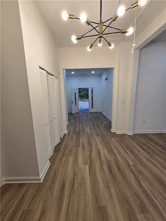 4645 Gordon Street Fairburn, GA 30213 - Photo 17 of 17 wooden floor in an empty room with a window