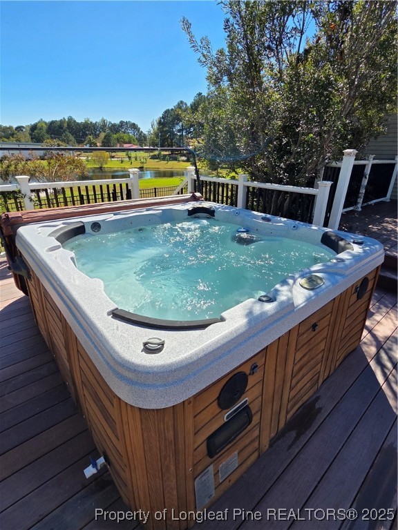120 Mockingbird Lane Spring Lake, NC 28390 - Photo 21 of 23 a view of swimming pool with outdoor seating