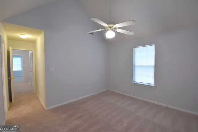 a window in an empty room