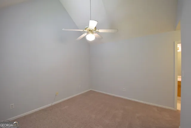 a bathroom with a sink vanity and a mirror