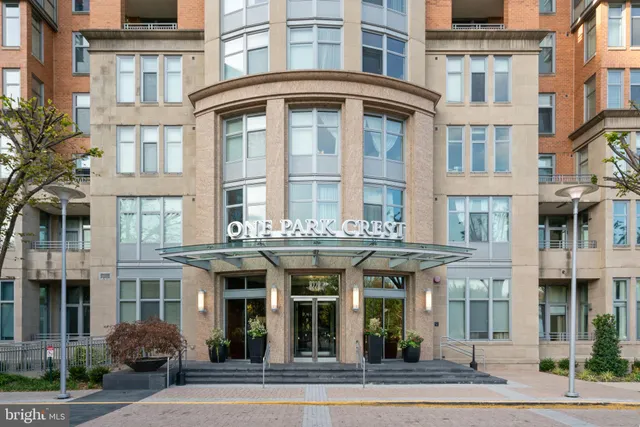 a front view of a building