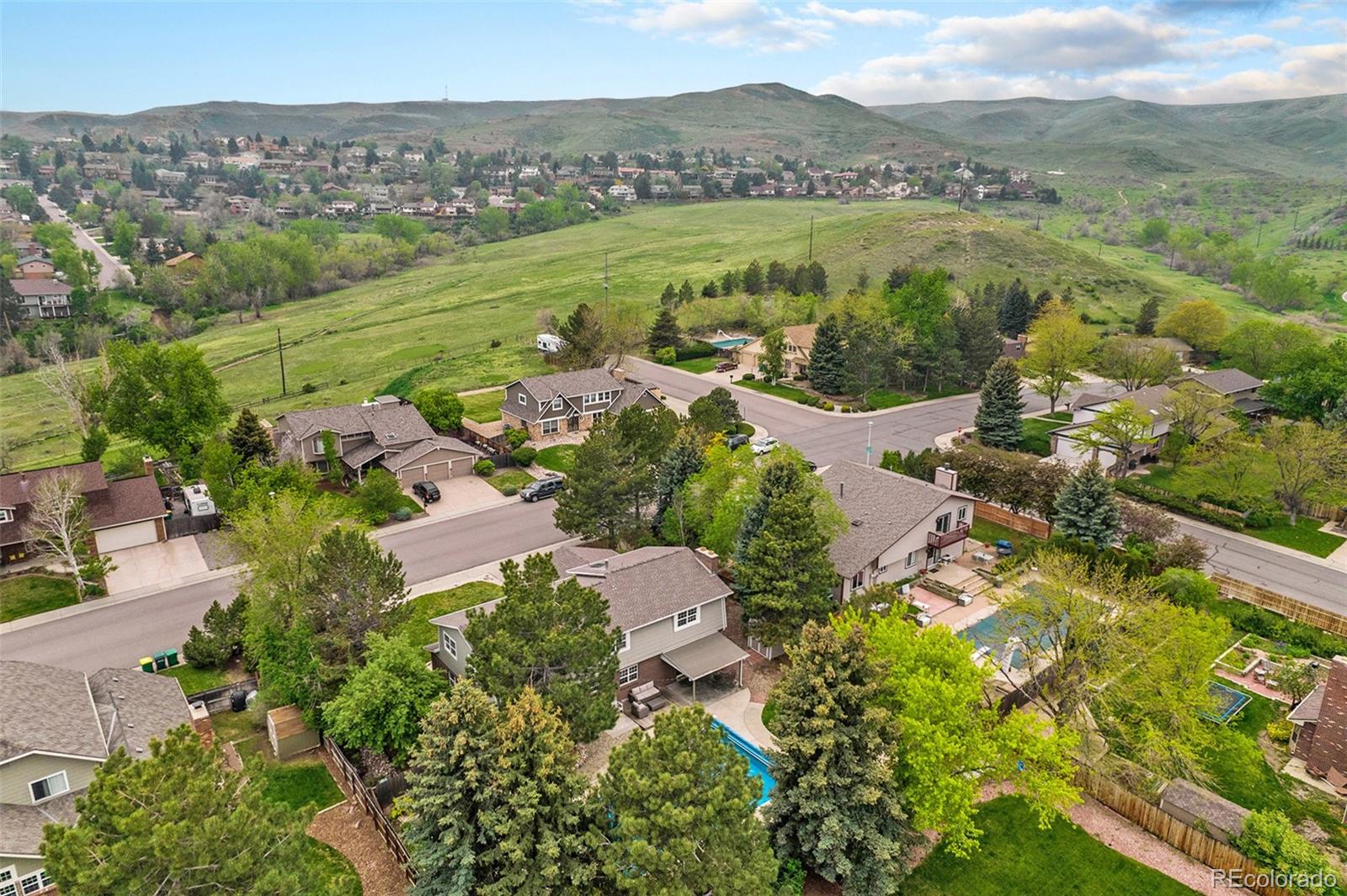 217 South Deframe Way Golden, CO 80401 - Photo 33 of 34 an aerial view of multiple house
