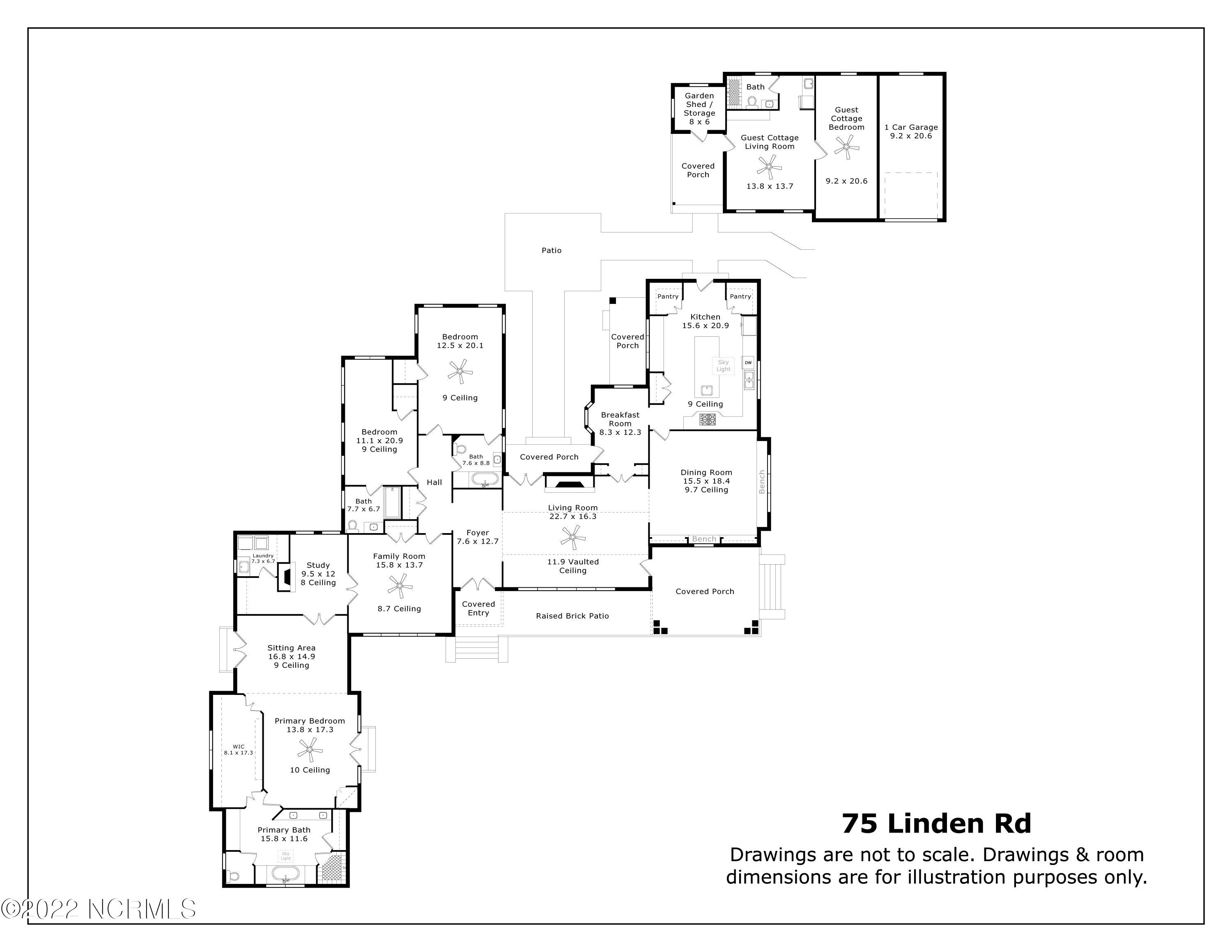 75 Linden Road Pinehurst, NC 28374 - Photo 60 of 61 Floor Plan_75 Linden Rd