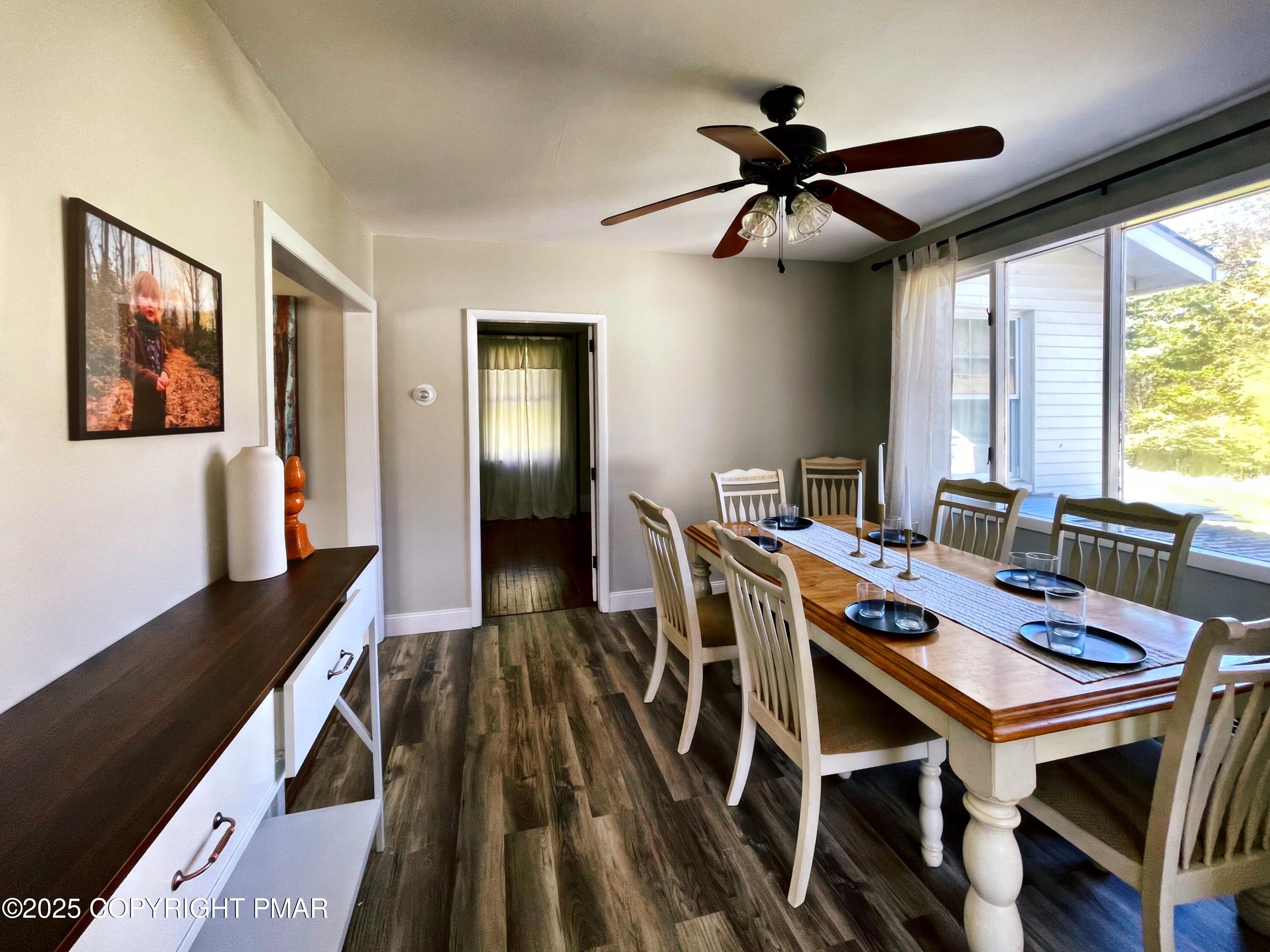3035 Church Road Mountain Top, PA 18707 - Photo 18 of 27 a view of a dining room with furniture window and wooden floor
