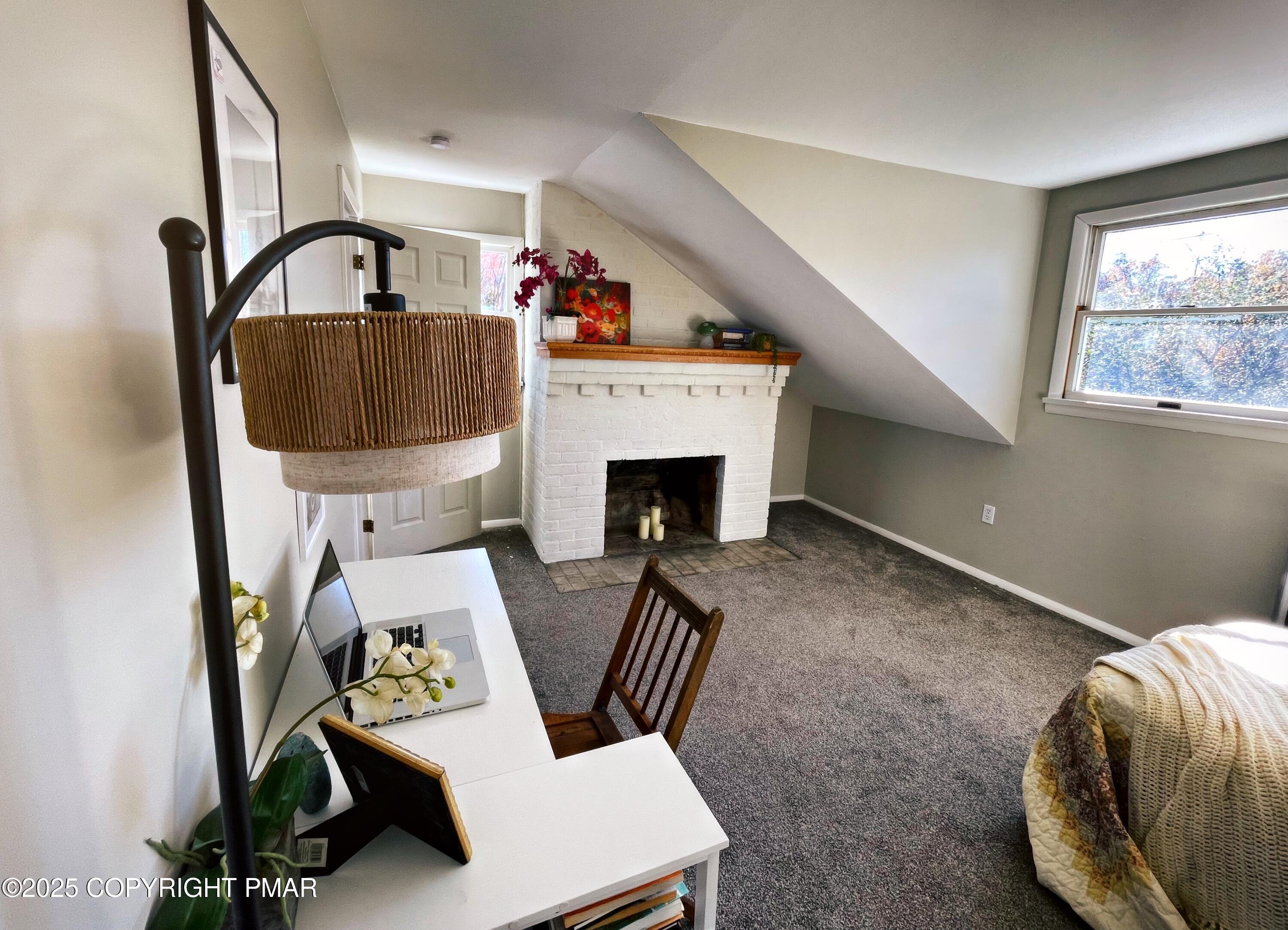 3035 Church Road Mountain Top, PA 18707 - Photo 21 of 27 a living room with furniture and a fireplace