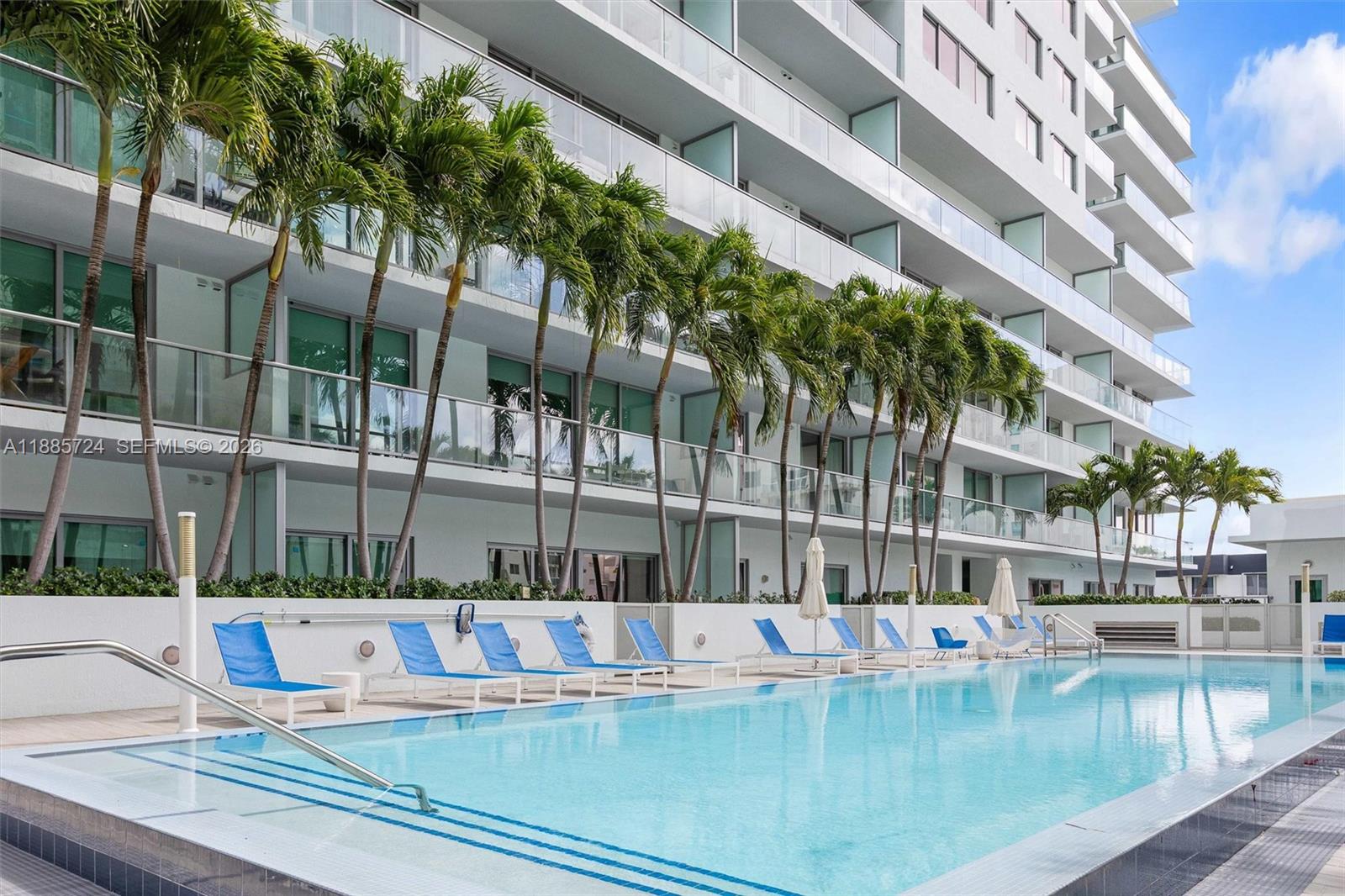 1600 Southwest 1st Avenue, Unit 704 Miami, FL 33129 - Photo 18 of 29 a view of swimming pool with tall buildings