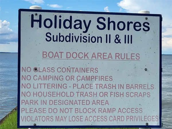 a sign broad on a wall