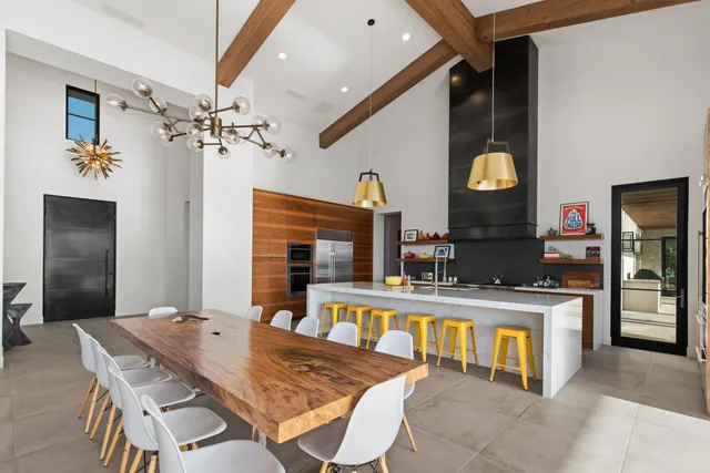 a view of lake with mountain