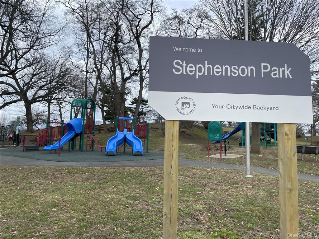 56 Stephenson Boulevard New Rochelle, NY 10801 - Photo 43 of 44 a view of outdoor space with sign board