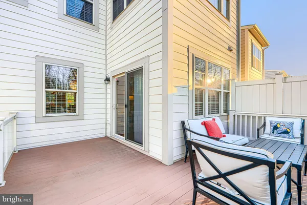 a view of backyard with green space