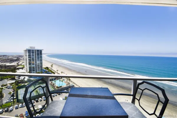 a view of balcony and deck
