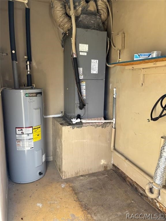 405 Copperfield Road Spring Hill, FL 34606 - Photo 23 of 25 a view of water heater room
