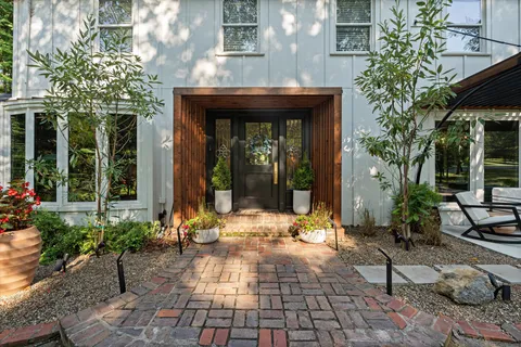 a outdoor space with patio lots of furniture