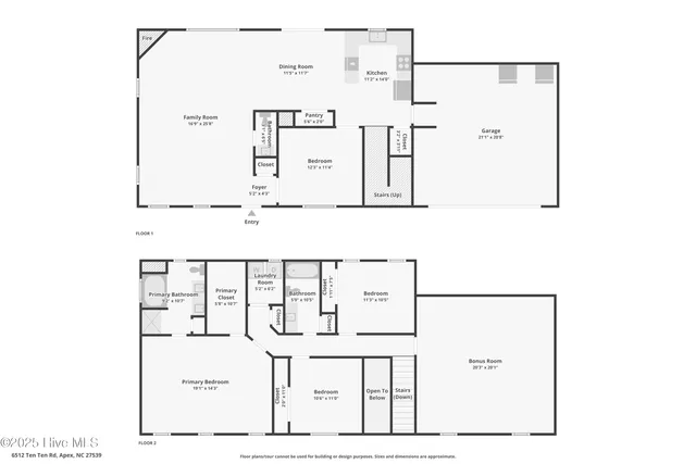 $625,000 | 6512 Ten-Ten Road, Apex, NC 27539
