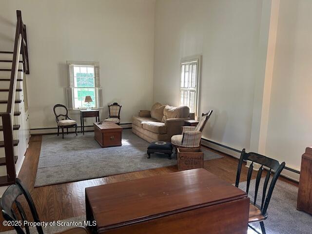850 B Lily Lake Road Dalton, PA 18414 - Photo 7 of 14 a living room with dining room and windows
