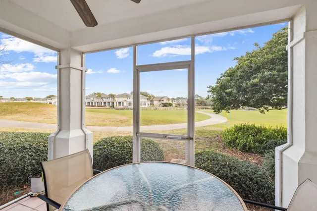 a view of a city from a balcony
