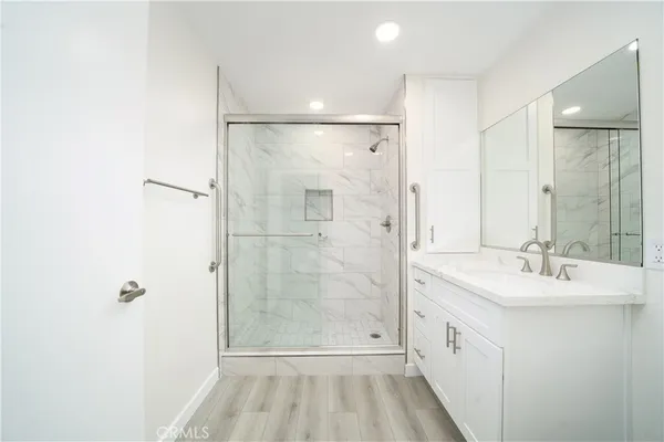 a view of a large window