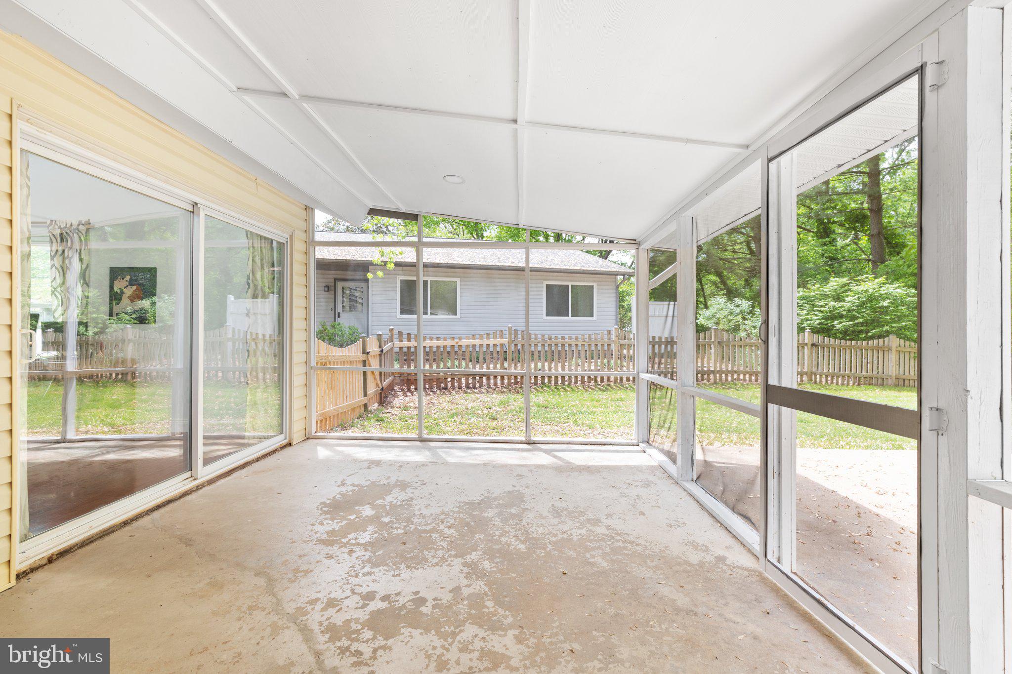 10 Brookfield Circle Sterling, VA 20164 - Photo 15 of 33 View of Screened-in Porch from Dining Area