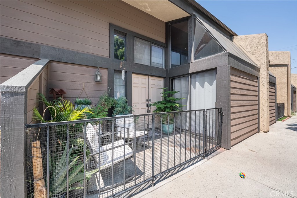 a view of a house with a balcony