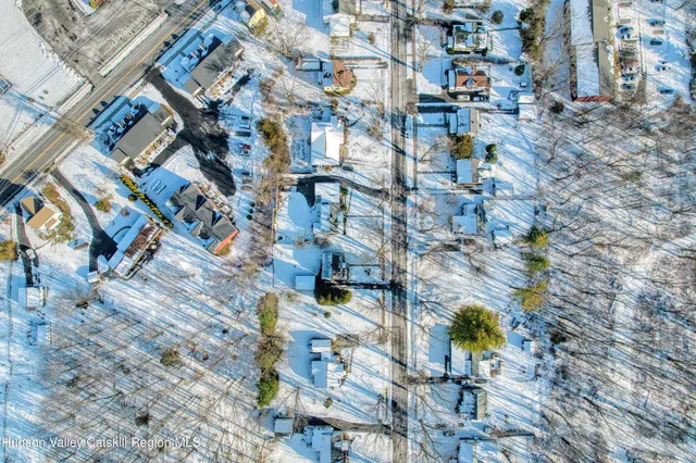 a city view with tall buildings