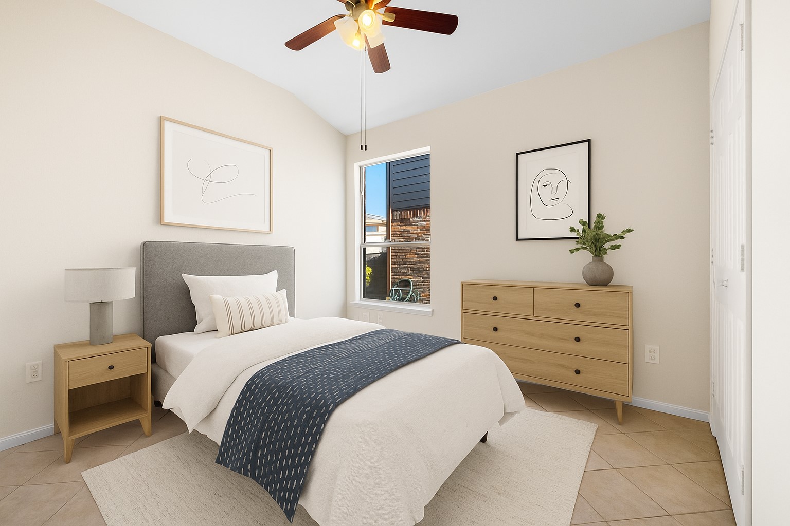 7510 Summer Dale Drive Rosenberg, TX 77469 - Photo 12 of 17 a bedroom with a bed and a chandelier