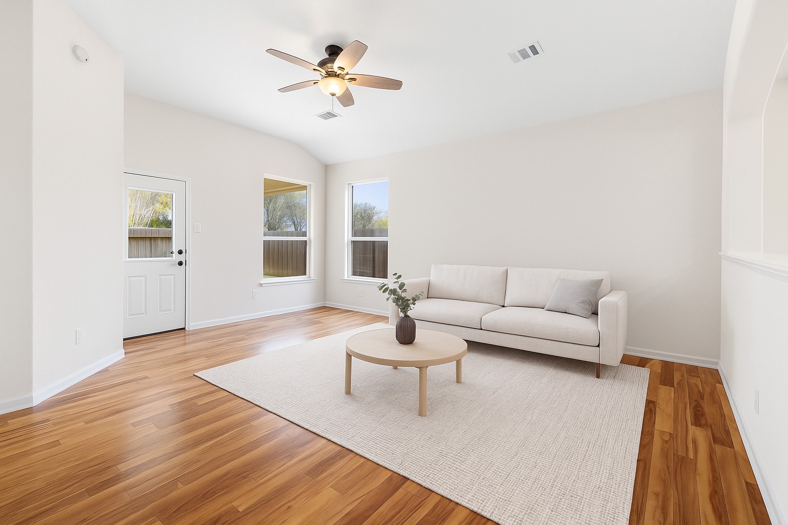 7510 Summer Dale Drive Rosenberg, TX 77469 - Photo 6 of 17 a living room with couches and a dining table with wooden floor