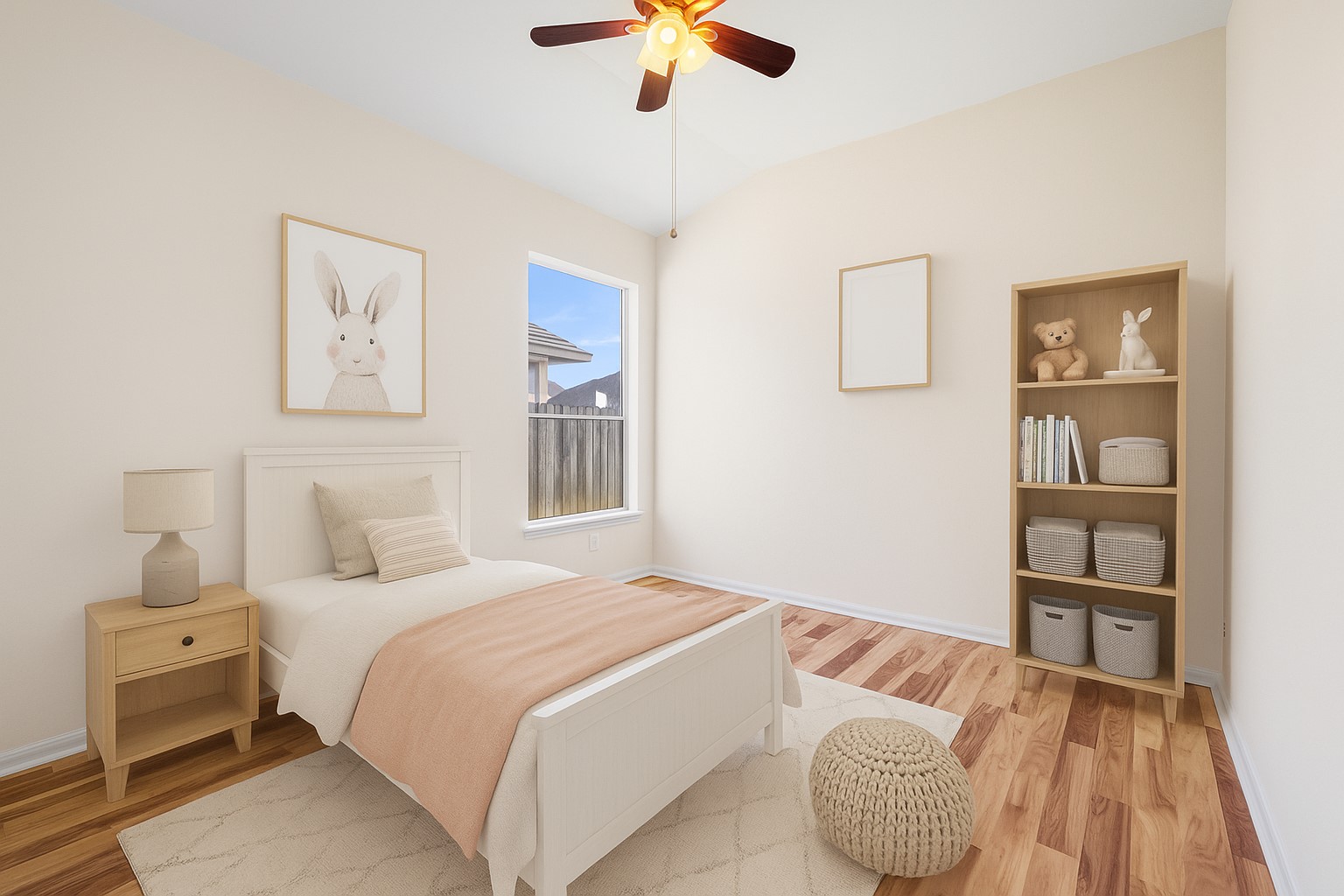 7510 Summer Dale Drive Rosenberg, TX 77469 - Photo 10 of 17 a bedroom with a bed and a chandelier