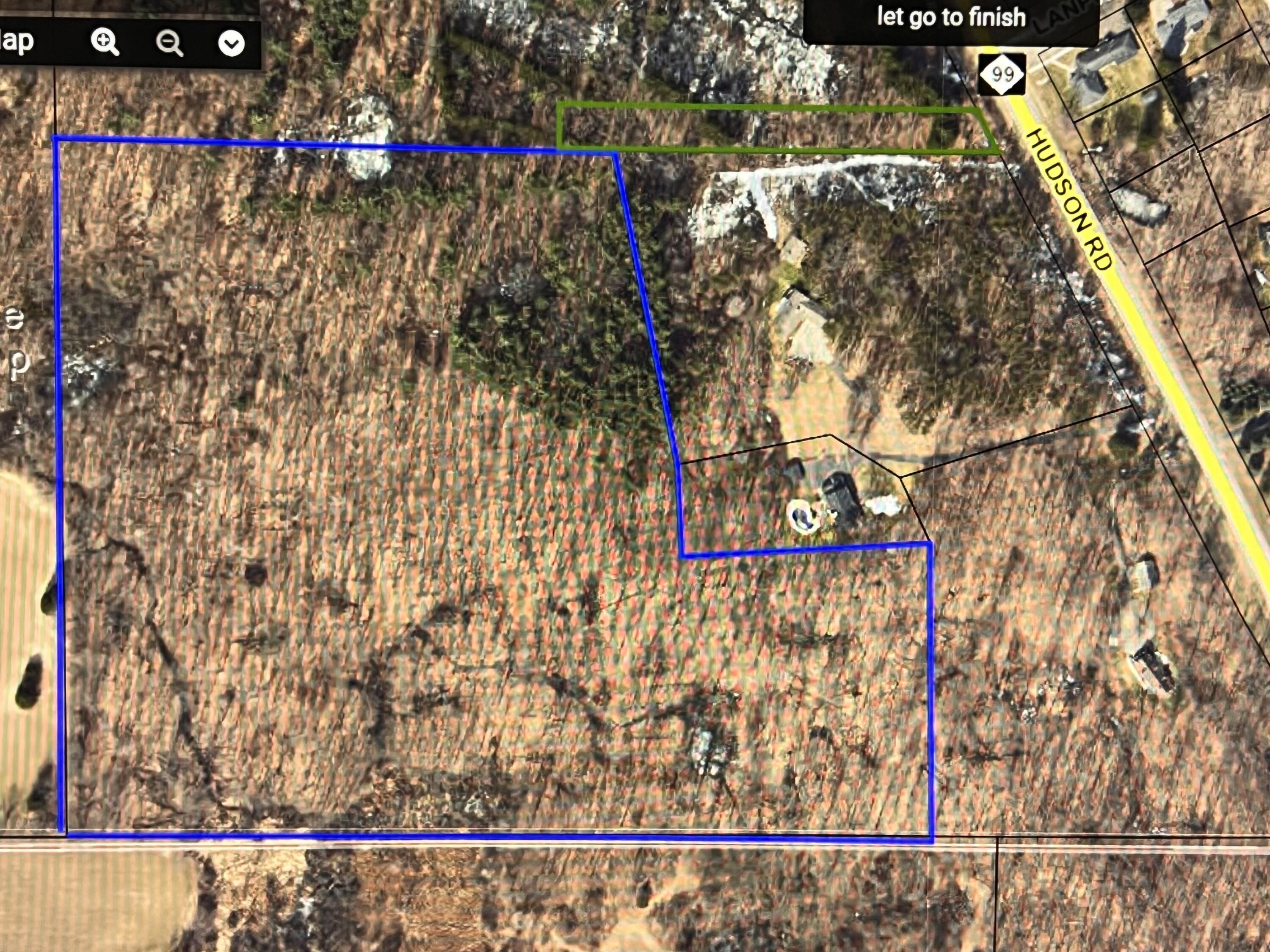 Hudson Road Hillsdale, MI 49242 - Photo 2 of 2 Wooded Acreage Aerial