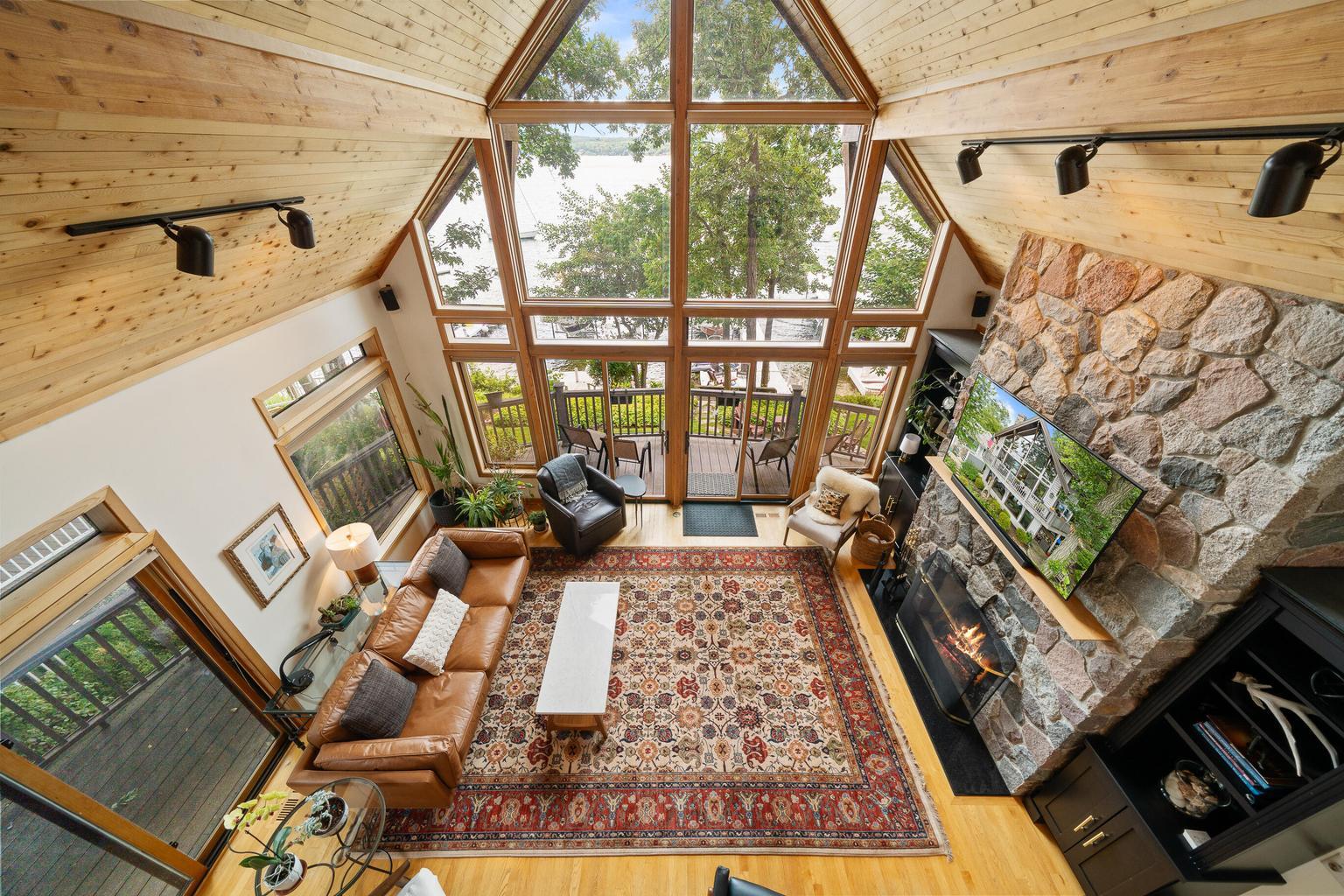 4 Dartmouth Road Williams Bay, WI 53191 - Photo 20 of 51 Full Window in Two Story Great Room