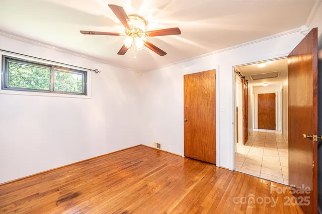 a view of an empty room