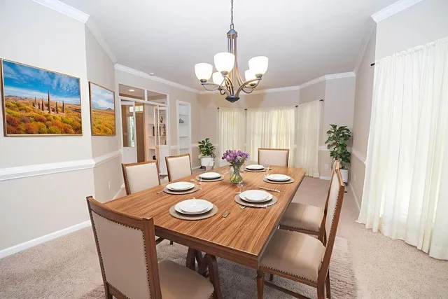 a view of a hallway with a window