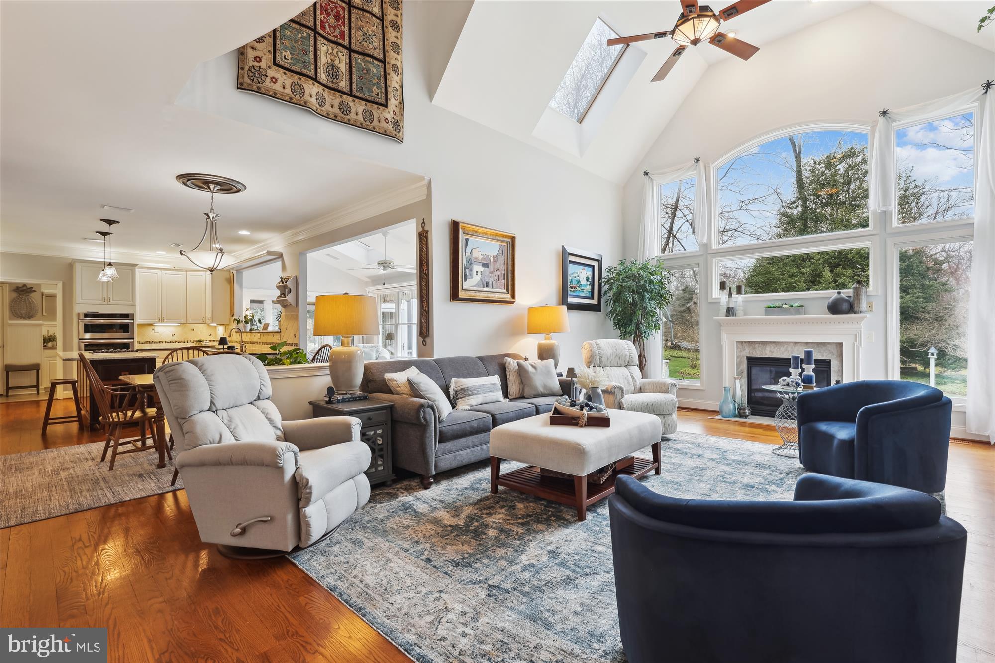 10904 Hunter Gate Way Reston, VA 20194 - Photo 9 of 90 a living room with fireplace furniture and a large window
