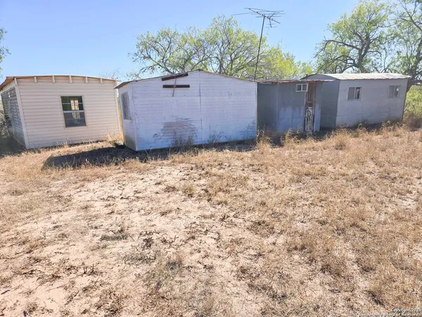 a backyard of a house