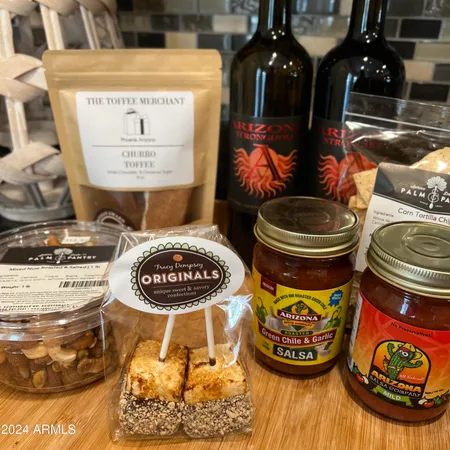 a table with a stove and a clock