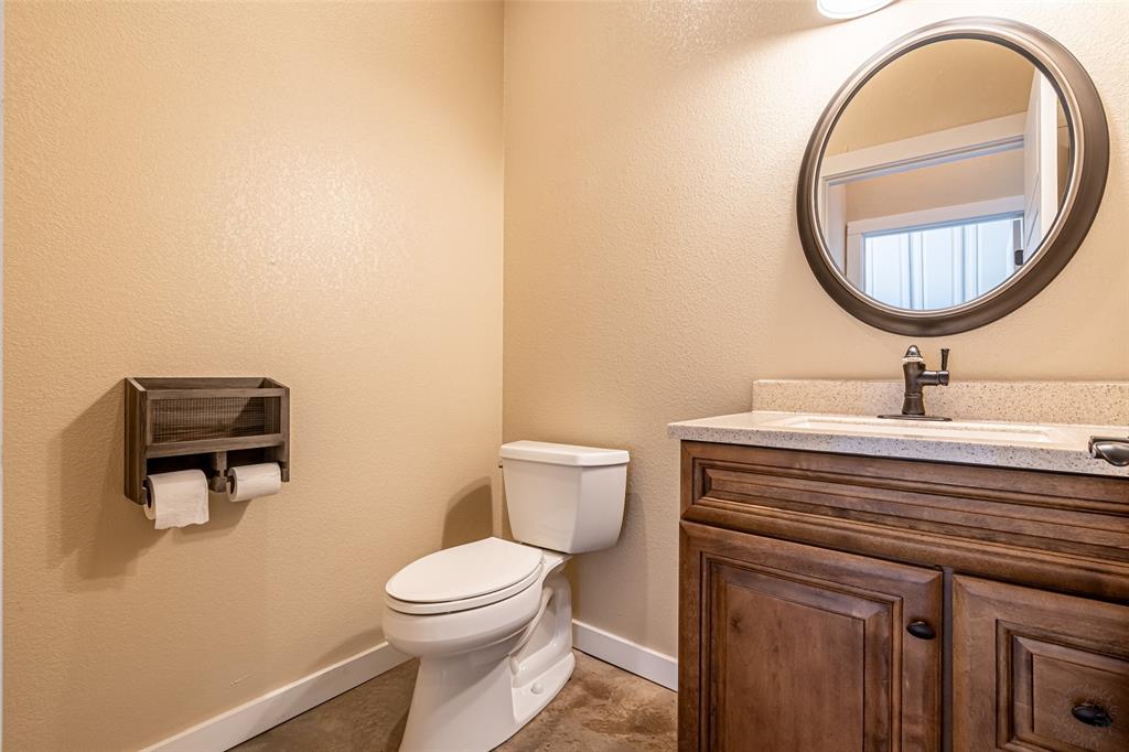 9110 Asbury Road Tolar, TX 76476 - Photo 38 of 40 Half bath off the dining area