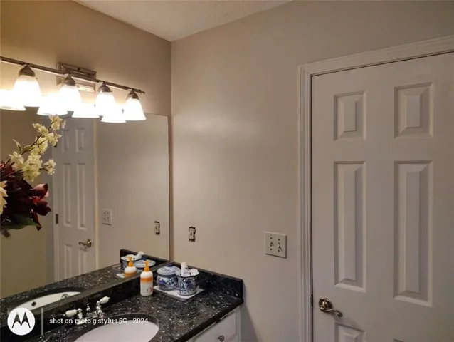 a workspace with wooden floor