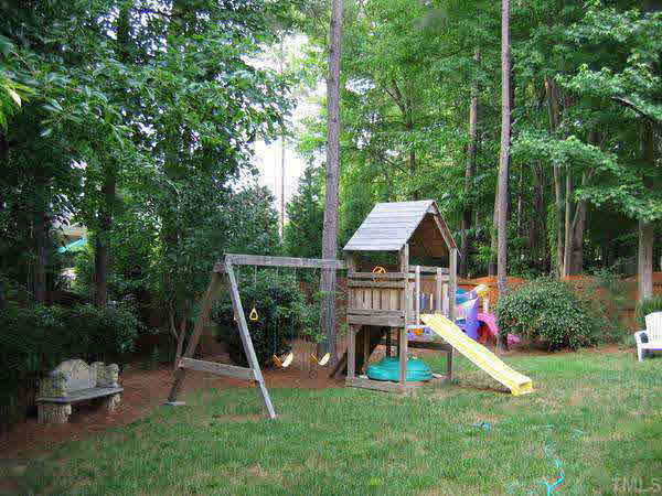 608 Scotts Ridge Trail Apex, NC 27502 - Photo 2 of 10 Very private fenced back yard with large deck, screened in porch and playset. Other
