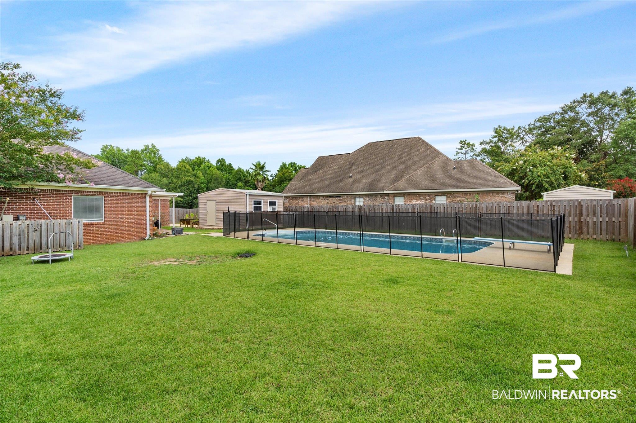 1561 William Dunn Way Mobile, AL 36695 - Photo 20 of 28 View of yard featuring a fenced in pool