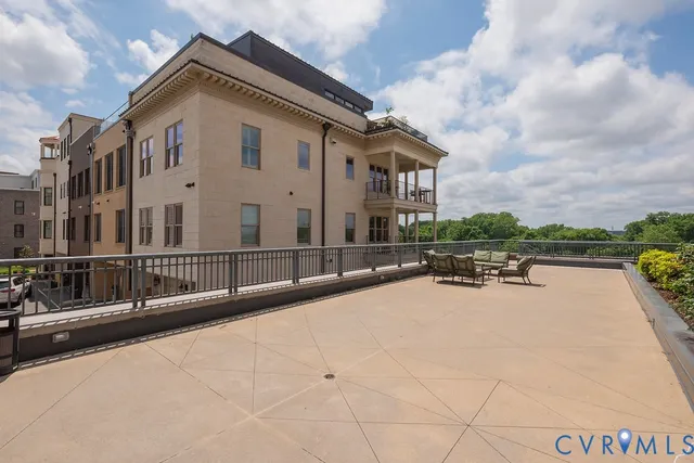 a view of a city that has tall buildings