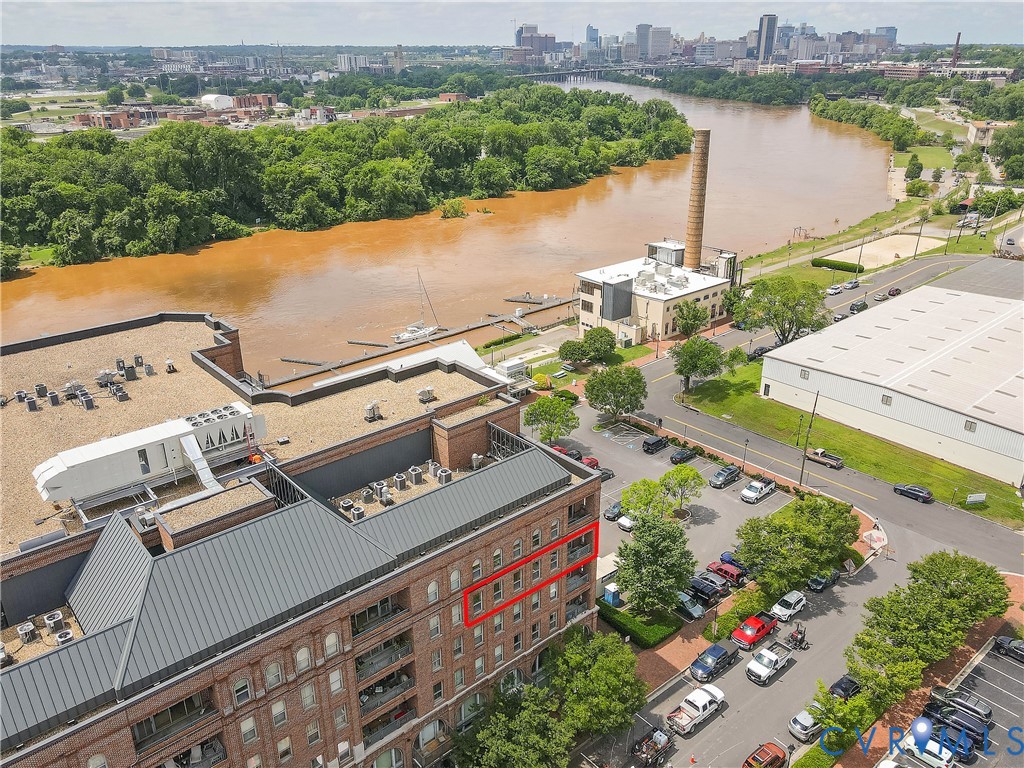 4820 Old Main Street, Unit 511 Henrico, VA 23231 - Photo 49 of 51 an aerial view of a city with lake view